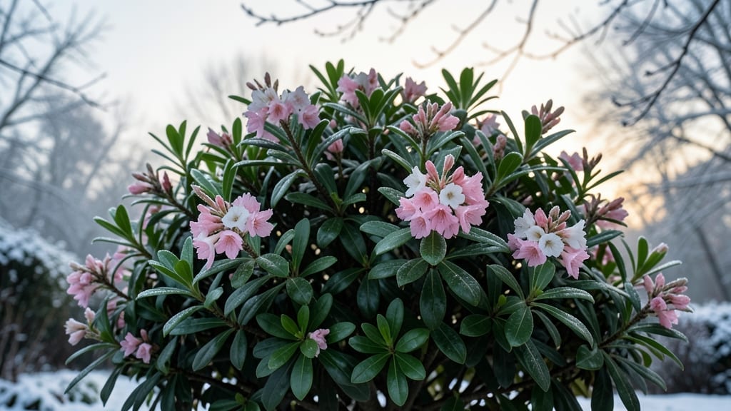 Daphnes with Fragrant Pink Blooms
