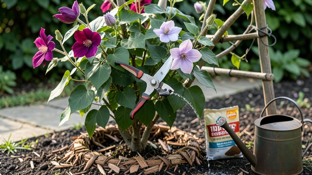 How to Make Clematis Bloom All Summer: Pruning Secrets for Nonstop Purple Spikes