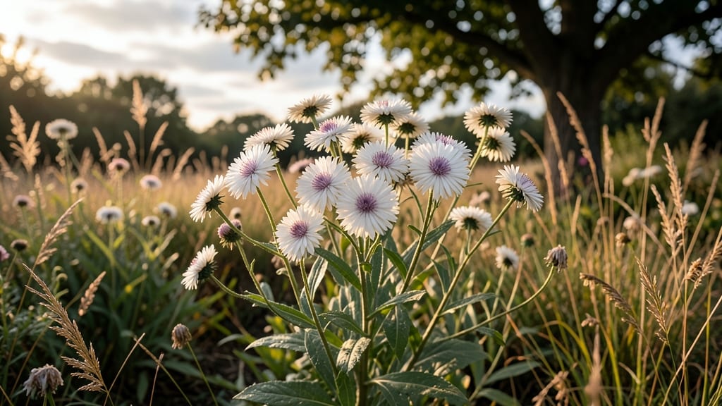White Aster for Late-Season Color