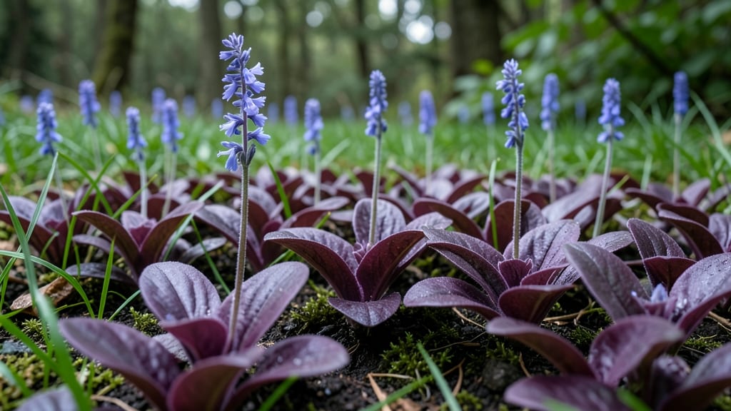 Ajuga Reptans: Purple-Leafed Weed Suppressor