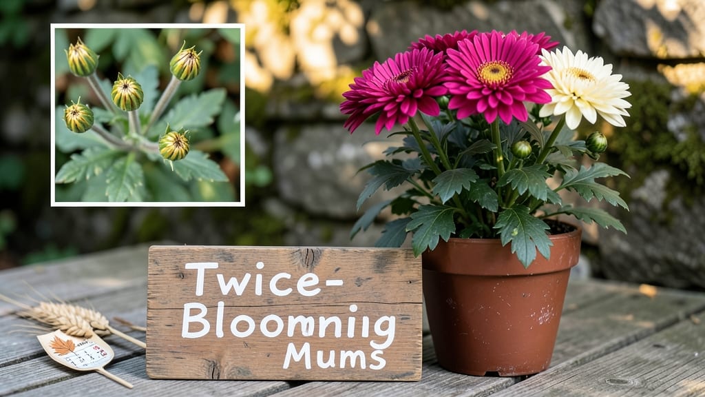Will Mums Bloom Twice: Heat-Triggered Rebloom Rules by Variety