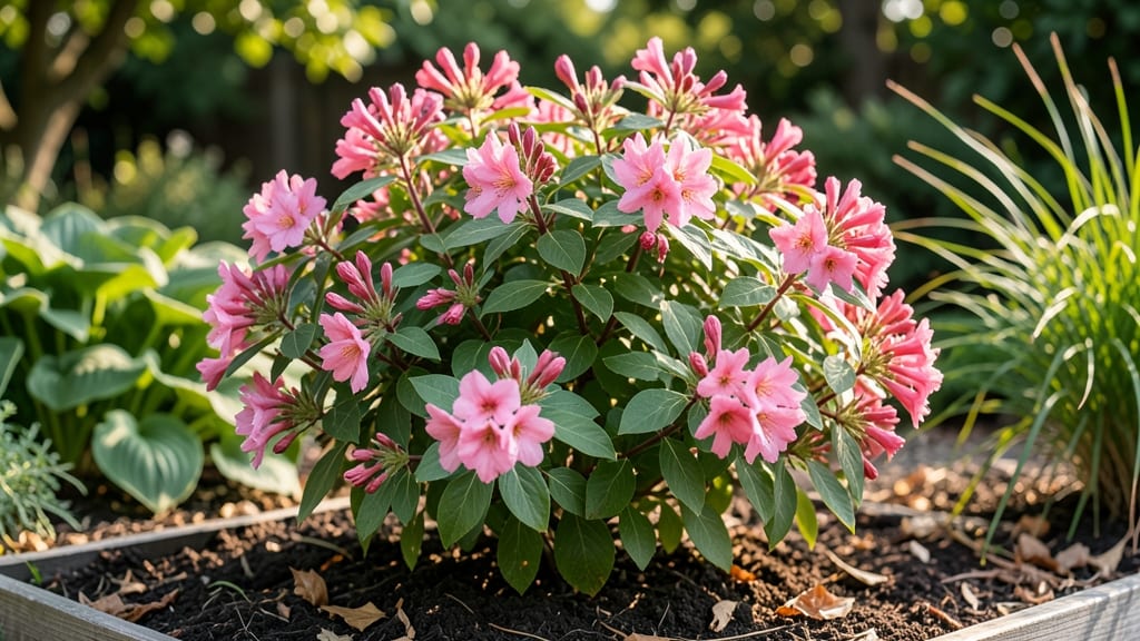Sonic Bloom Pink Reblooming Weigela: Heat-Triggered Purple Spikes All Season