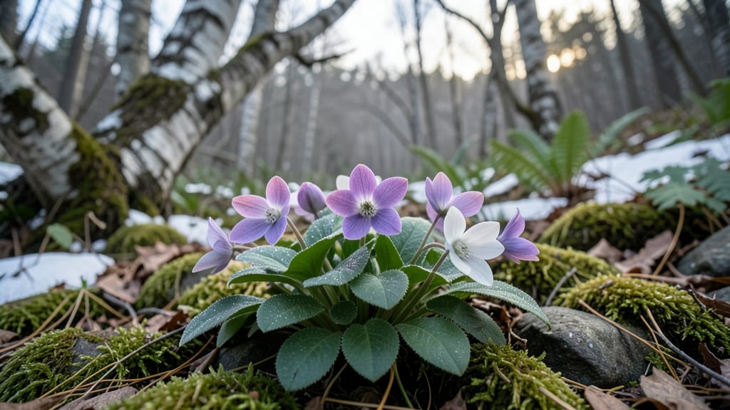 Hepatica: Tiny Treasures with Three-Petaled Charms