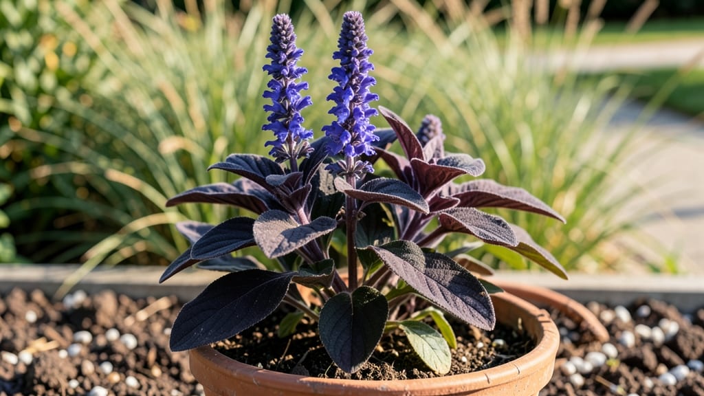 Black And Bloom Salvias: Heat-Triggered Purple Spikes That Rebound All Season