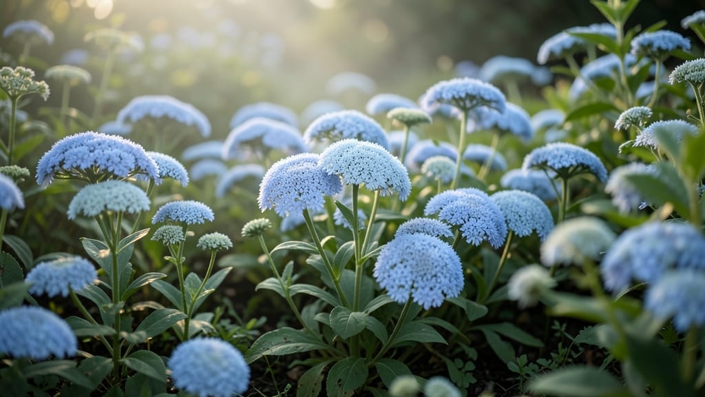 Ageratum for Blue Lace Curtains