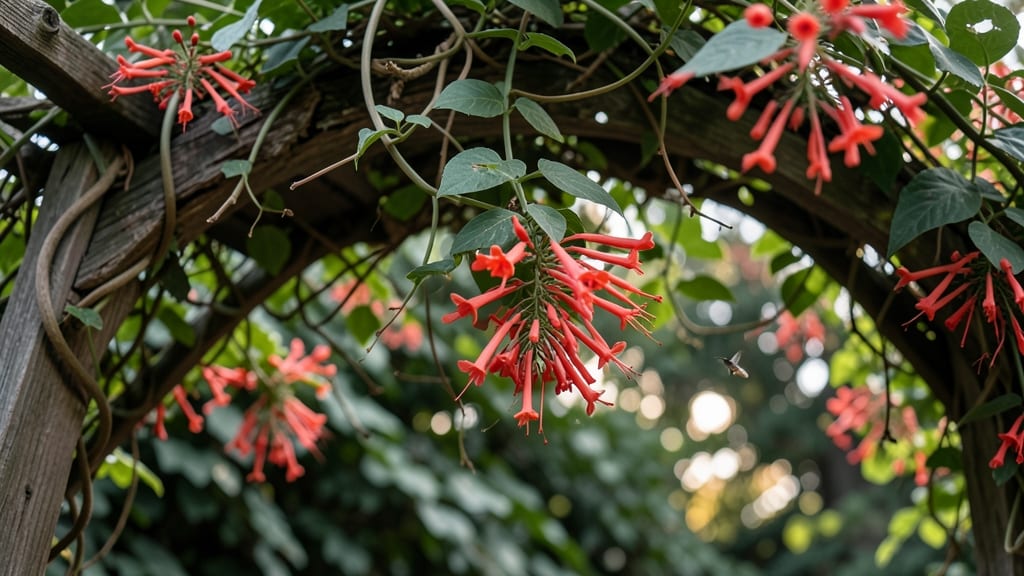 Coral Honeysuckle for Hummingbird Superhighway