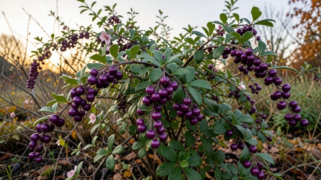 Coralberry Bush for Late-Season Purple Drama