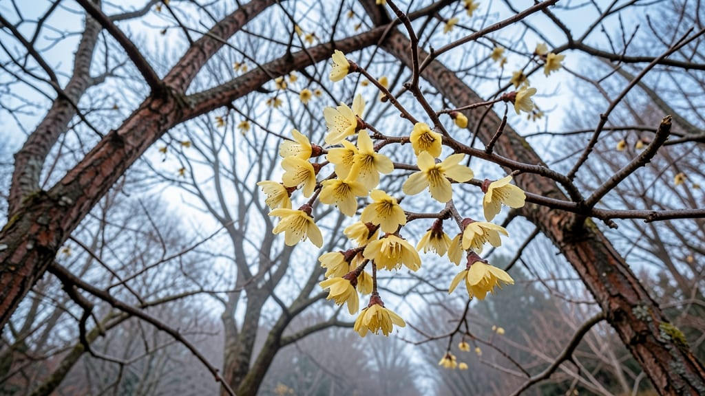 Witch Hazel for Golden Winter Blooms