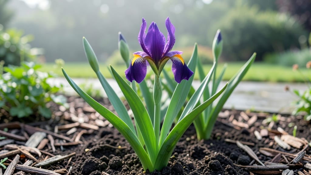 Iris Flower Bloom Time: Perennial Purple Spikes by Zone & Heat Zones