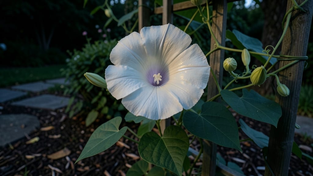 Flowers That Bloom in Moonlight: Enchanted Garden Nighttime Beauty