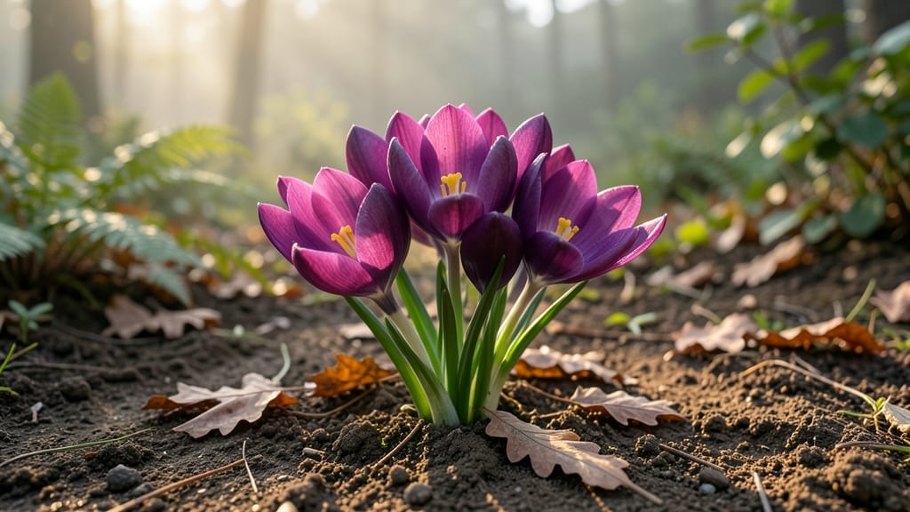 Crocus That Bloom in the Fall: Autumn's First Purple Spikes for Cool-Season Gardens