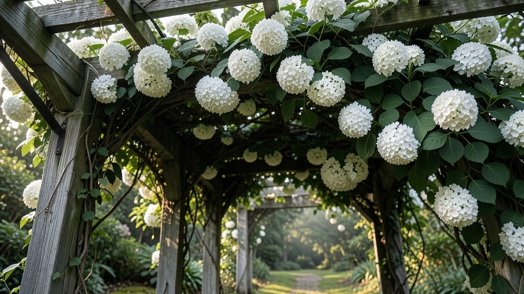 Climbing Hydrangea for Lush Shade Canopy