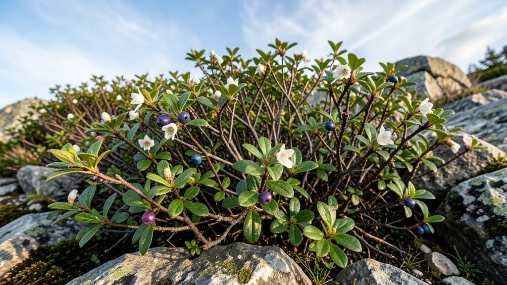 Huckleberry Bushes for Mountain Gardens