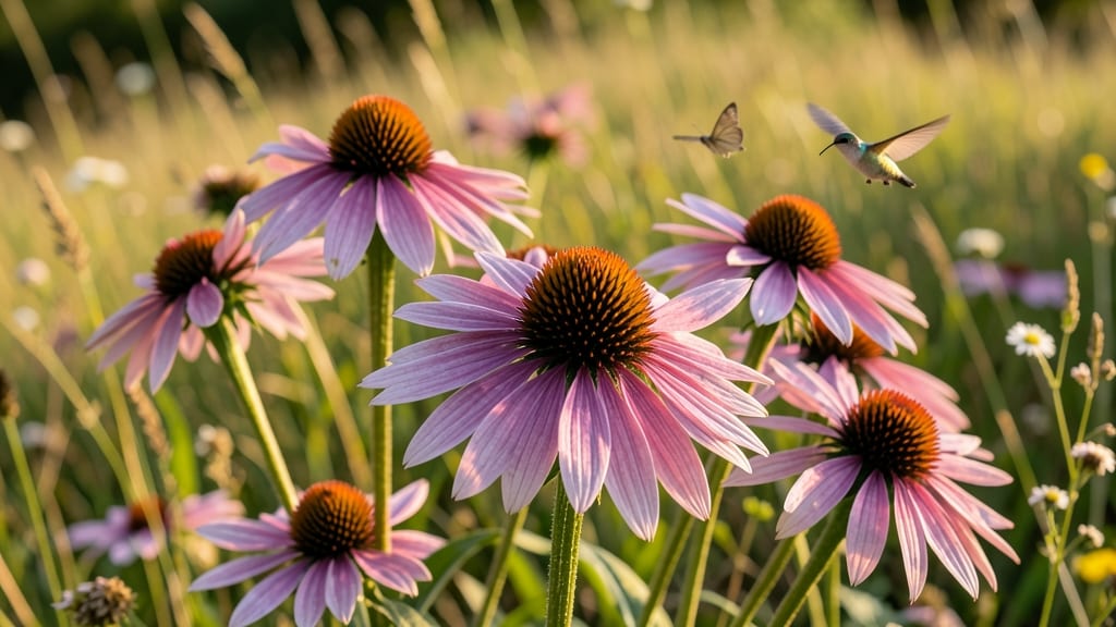 Coneflower's Pink and Purple Varieties