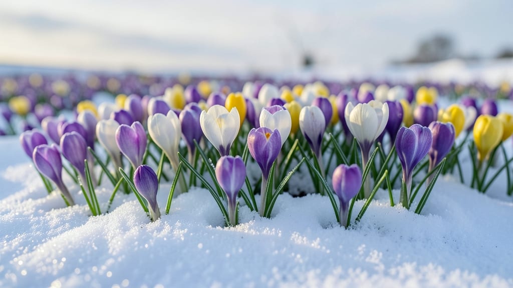 Crocus Vernal Blooms