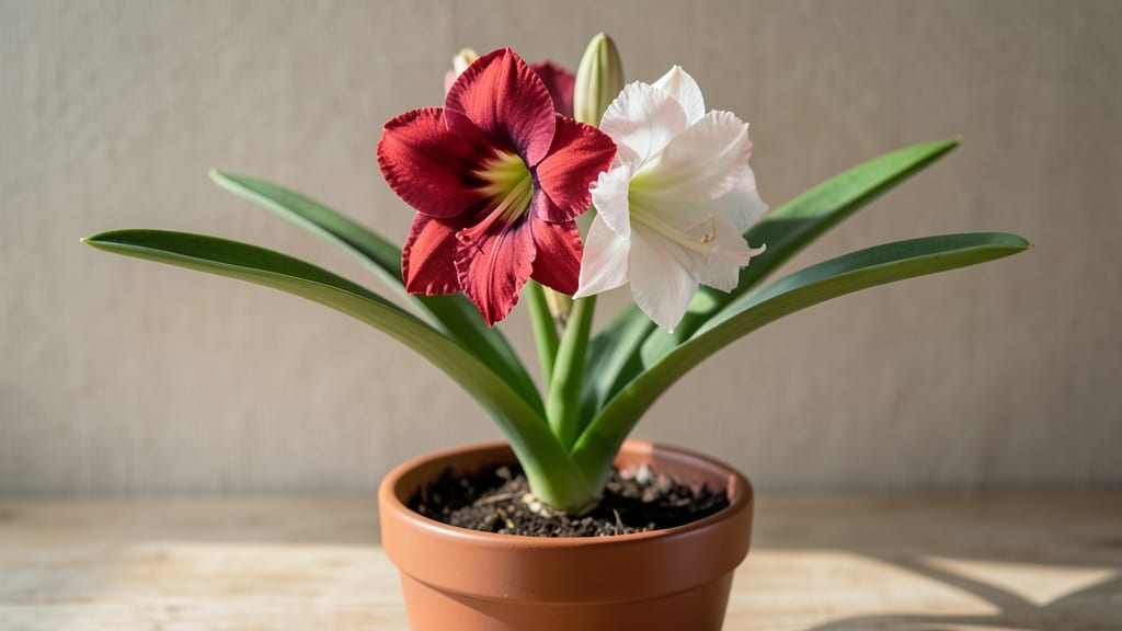 Double Bloom Amaryllis: Heat-Triggered Purple Spikes in 8 Weeks
