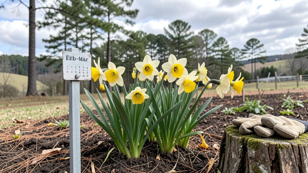 When Do Daffodils Bloom in Georgia: Exact Months by Variety and Microclimate