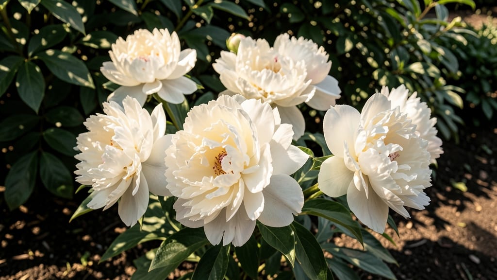White Peony for Luxurious Garden Statement