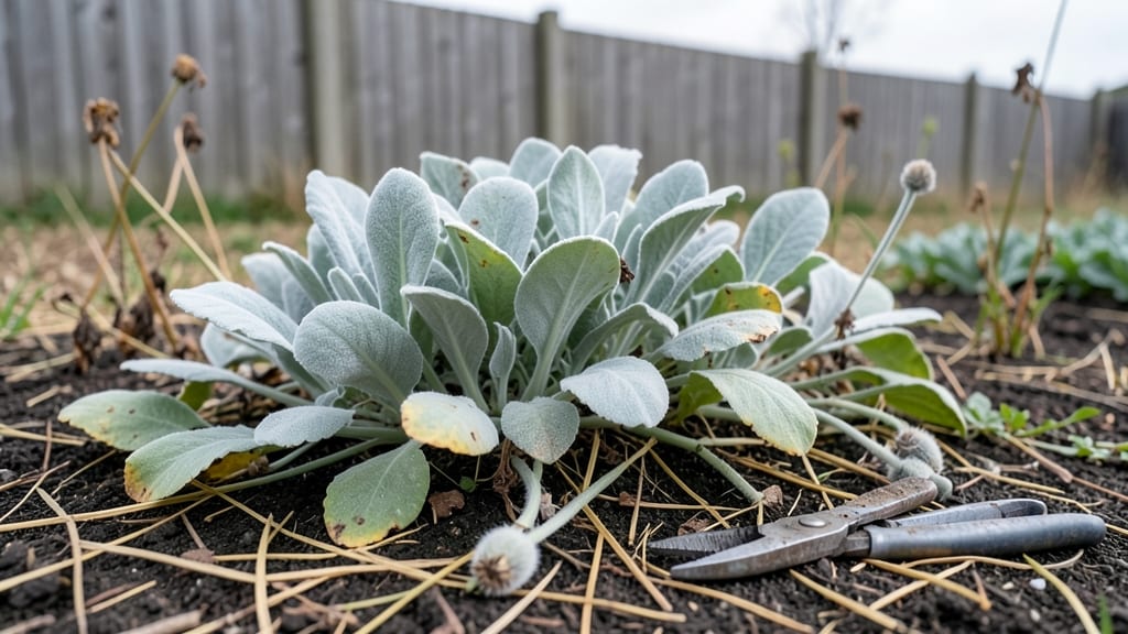 Deadhead Lamb's Ear: Revitalize Growth with Simple Trimming