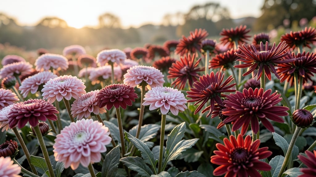 Chrysanthemums for Bold Autumn Color