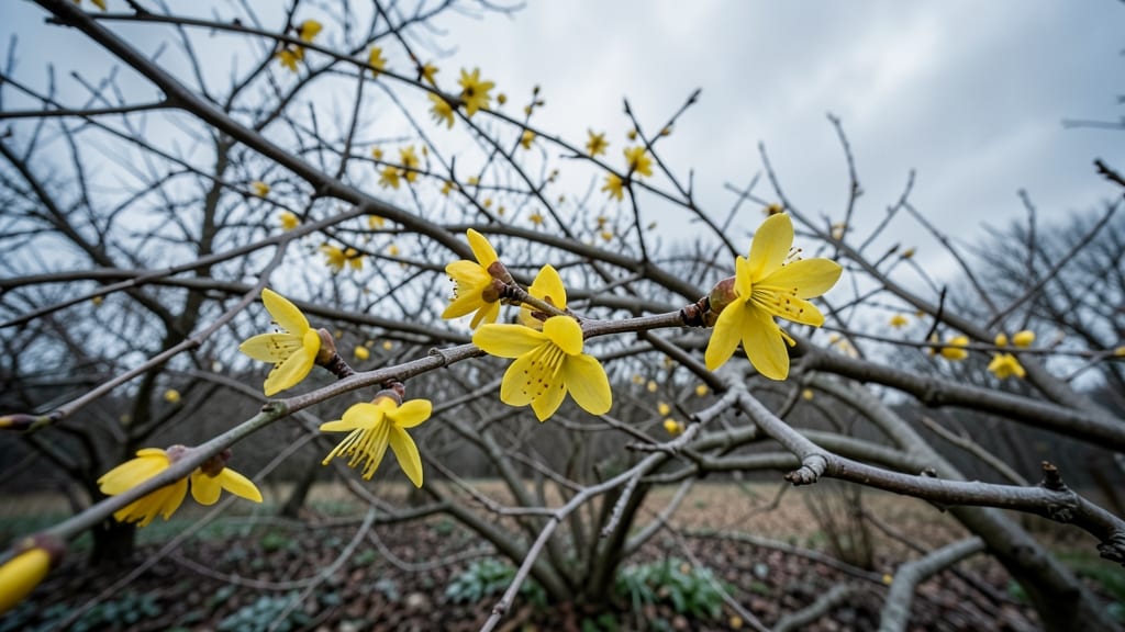 Winter Jasmine Jasminum Nudiflorum