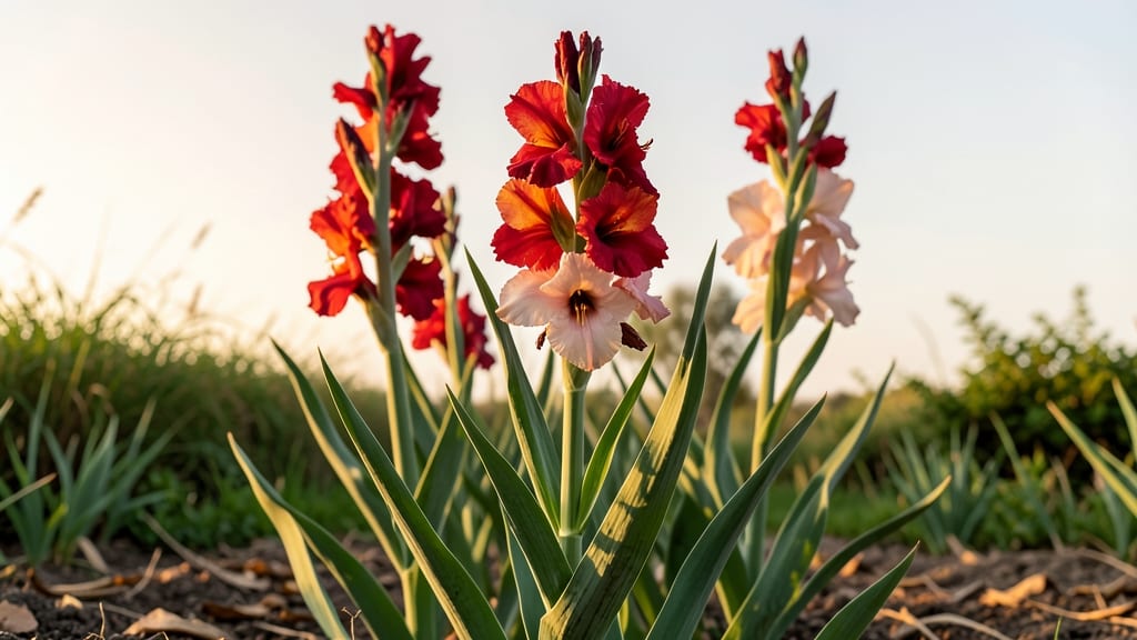 Gladiolus for Vertical Garden Drama
